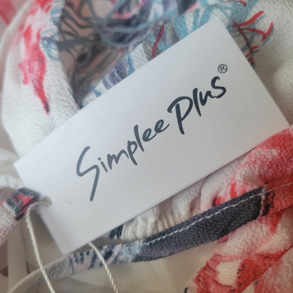 Floral Lace up Backless Dress - Picture 2 of 12